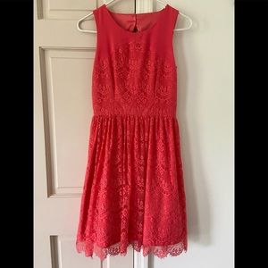 Coral pink Jessica Simpson dress - size 2.